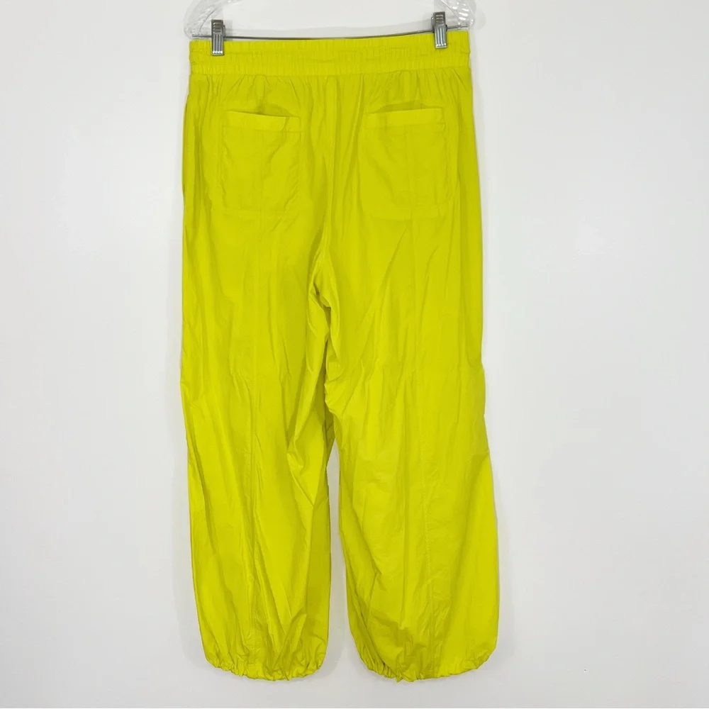 Daily Practice for Anthropologie Wide Leg Pants Neon Yellow Size Medium - Picture 10 of 12